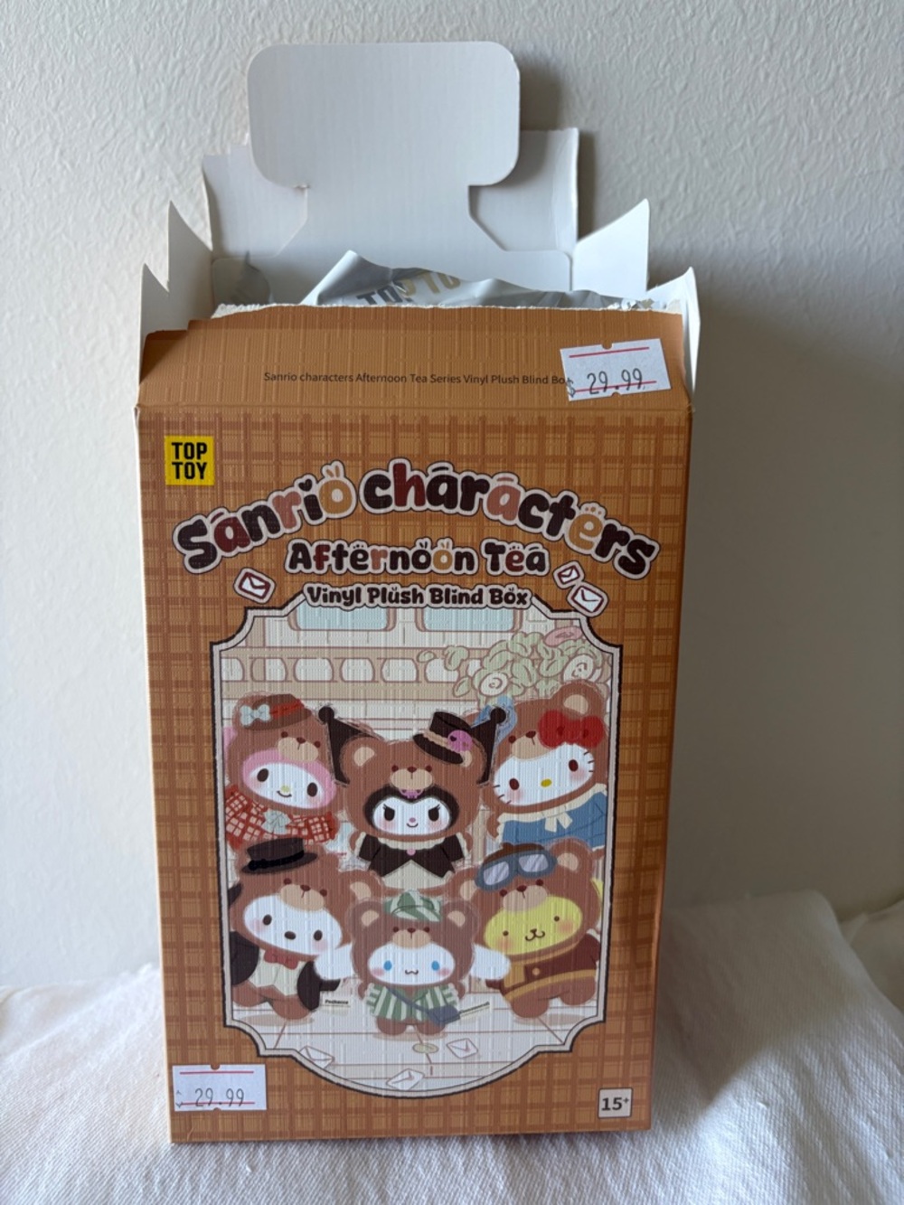 TOPTOY Sanrio Characters Afternoon Tea Vinyl Plush blind box- Hello Kitty